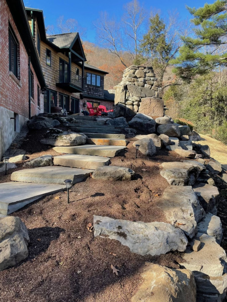 Pete-Proulx-Landscaping-stone-outdoor-fireplace-curbing-steps