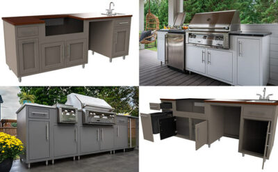 Challenger Coastal Units and Outdoor Kitchens in a grid