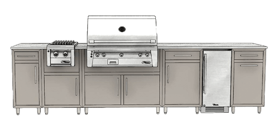 Aluminum Outdoor Kitchen Cabinets, Custom Outdoor Cabinets
