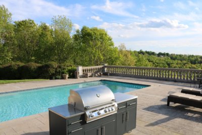 Northeast dilemma solved by aluminum outdoor kitchen cabinets