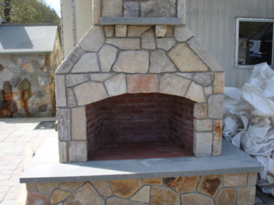 outdoor fireplace kit, outdoor fireplace, outdoor fire feature, outdoor living