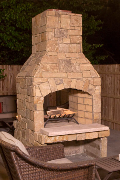 Outdoor Fireplace Kit - Standard Series - for Easy Installation