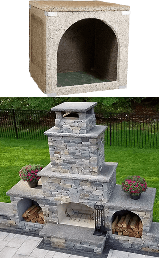 Outdoor Fireplace Kits, Masonry Fireplace, Stone Fireplace